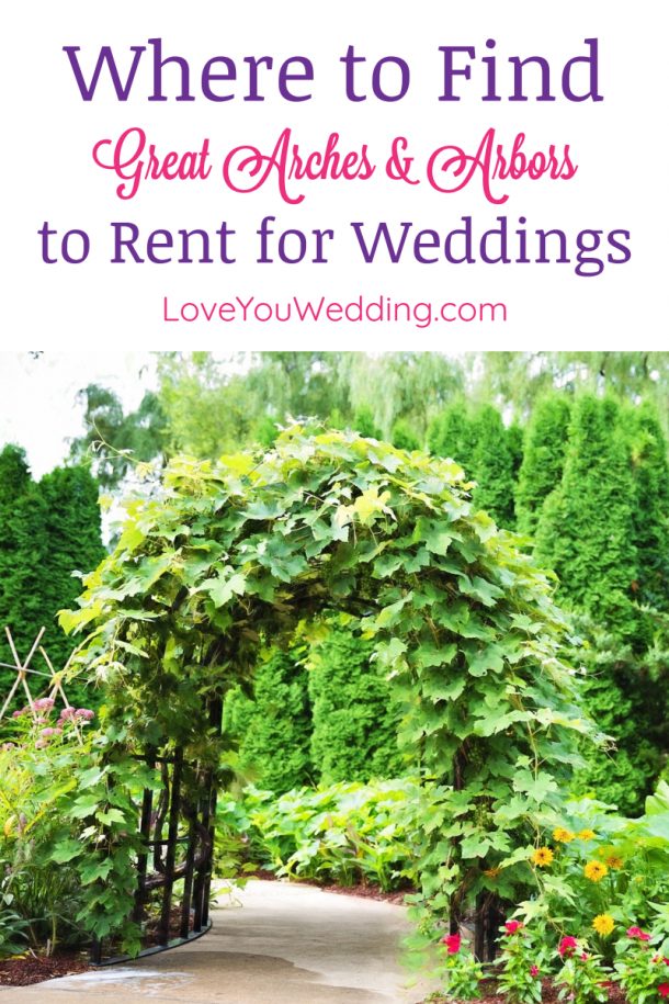 Where to Find Beautiful Wedding Arches for Rent
