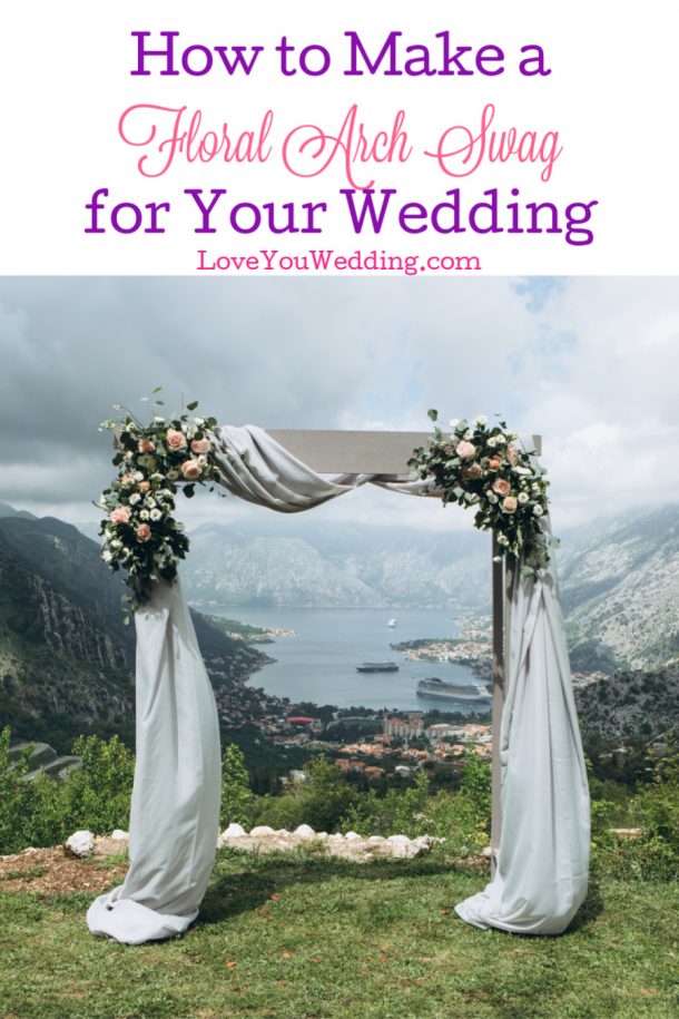 How To Make A Swag For Wedding Arch