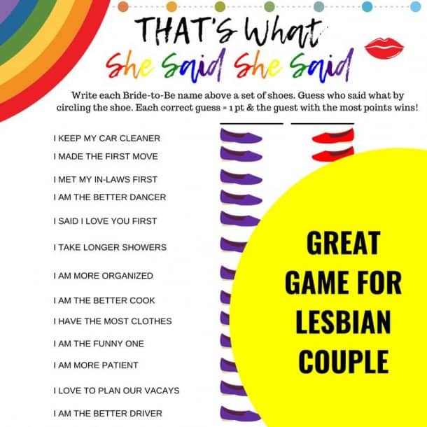 7 Fun LGBT Bridal Shower Games That Make Your Day Truly Epic