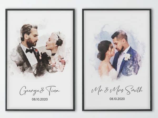 9 Personalized Wedding Gift Wall Art Ideas any Couple Will Love