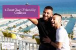 gay couple taking a picture at a gay friendly cruise