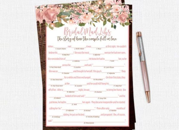 9 LGBTQ Couple Wedding Shower Games (FREE PRINTABLE)