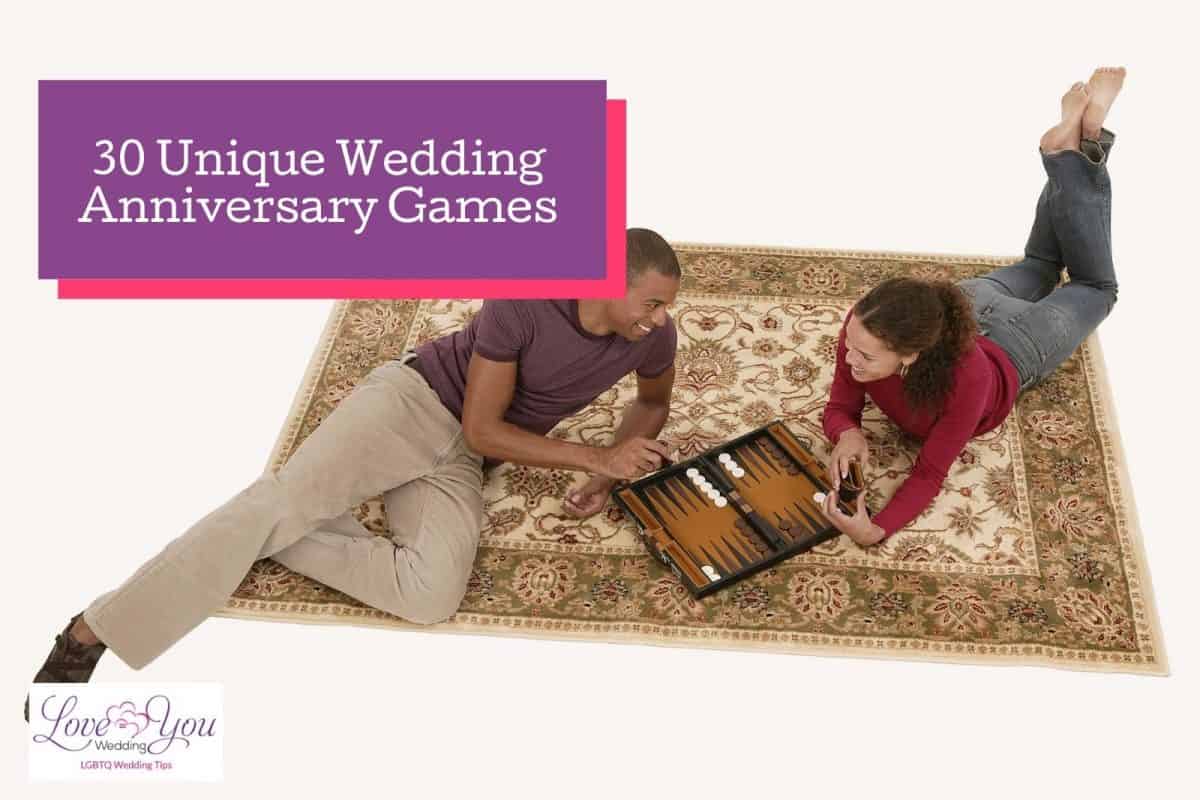 30 and Fun Wedding Anniversary Games to Play