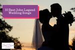 silhouette of bride and groom dancing john legend wedding songs