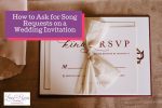 rsvp for song requests on a wedding