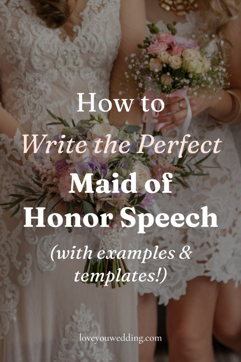 The Ultimate Guide To Writing A Maid Of Honor Speech (Examples Included)