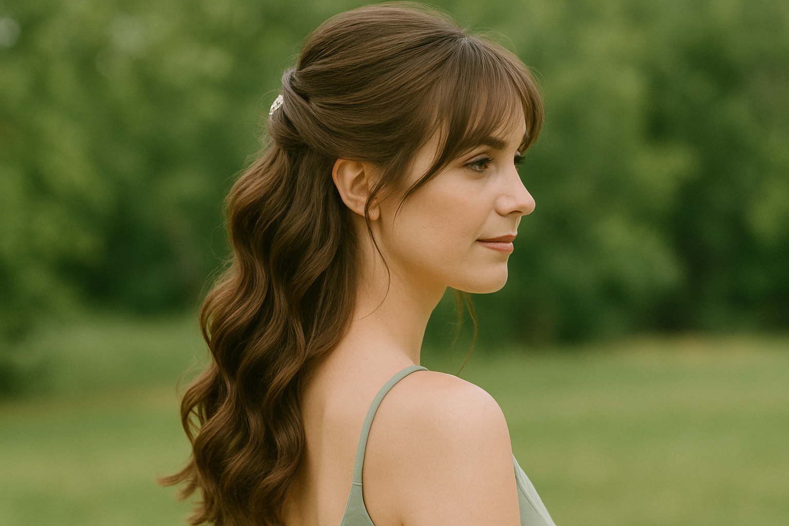 15 Bridesmaid Hairstyles with Bangs That Are Stealing the Spotlight