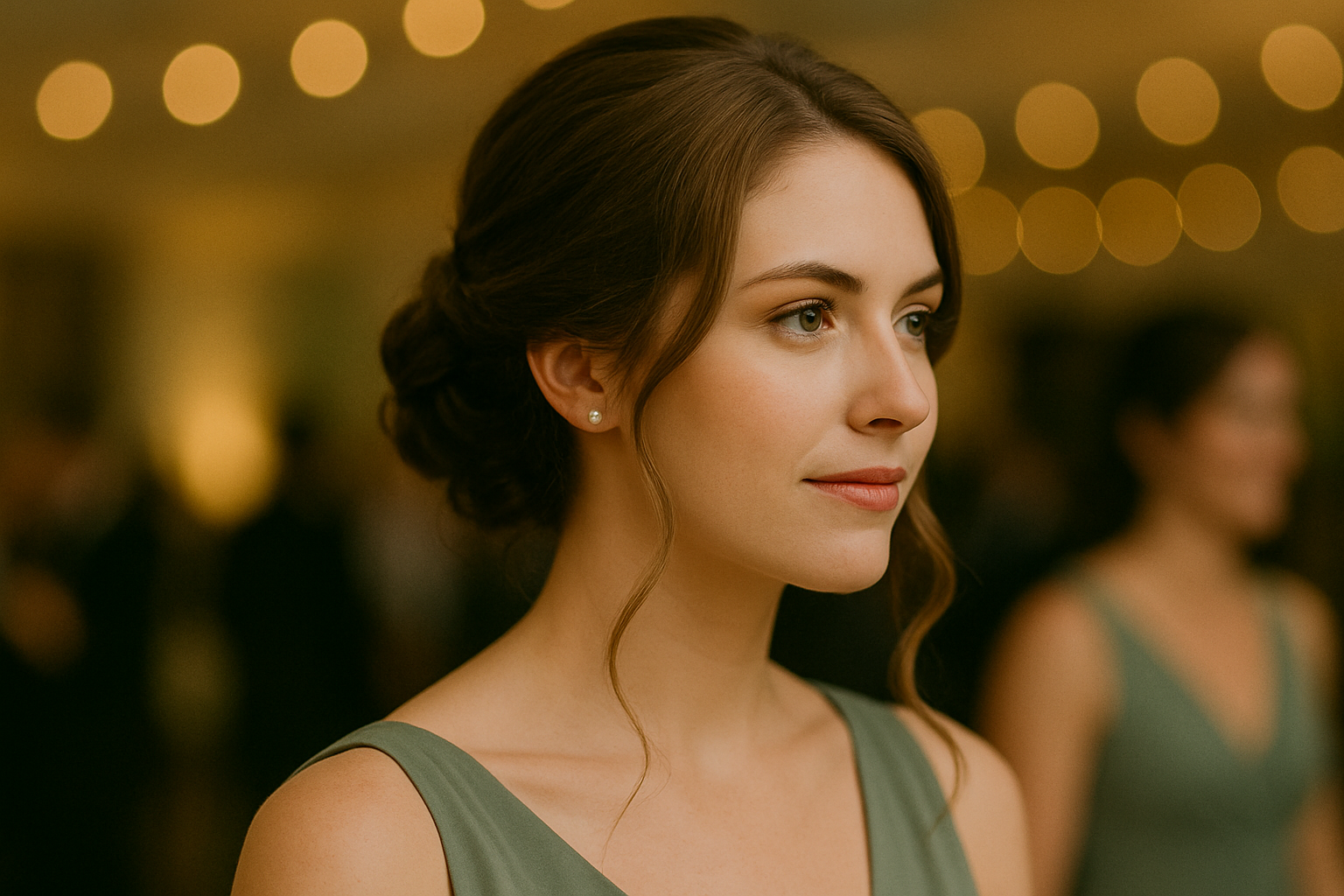 15 Half-Up, Half-Down Bridesmaid Hairstyles That Prove Short Hair Can Be Stunning