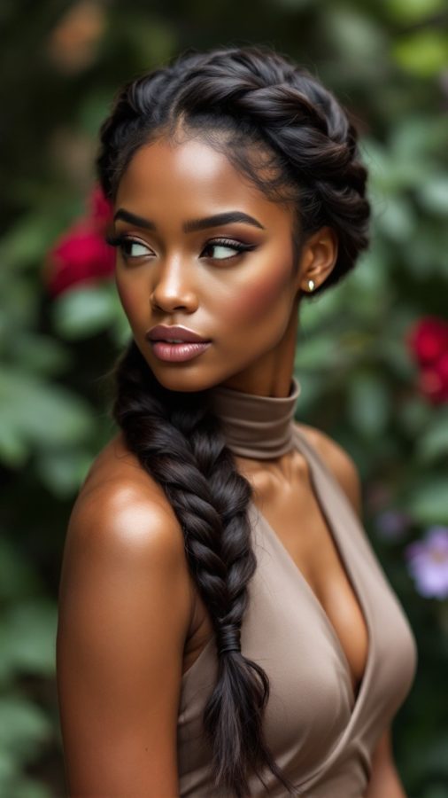 15 Stunning Hairstyles to Pair with High Neck Dresses