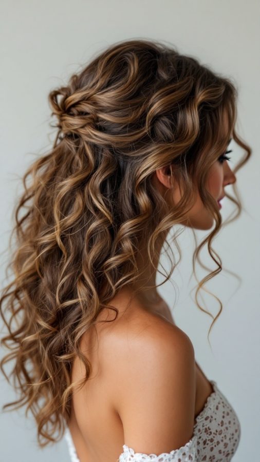15 Stunning Half Up Half Down Curly Hairstyles You Need to Try