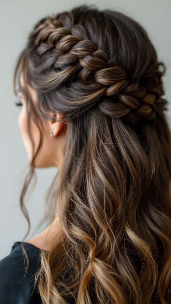 15 Stunning Half Up Half Down Braided Hairstyles For Bridesmaids