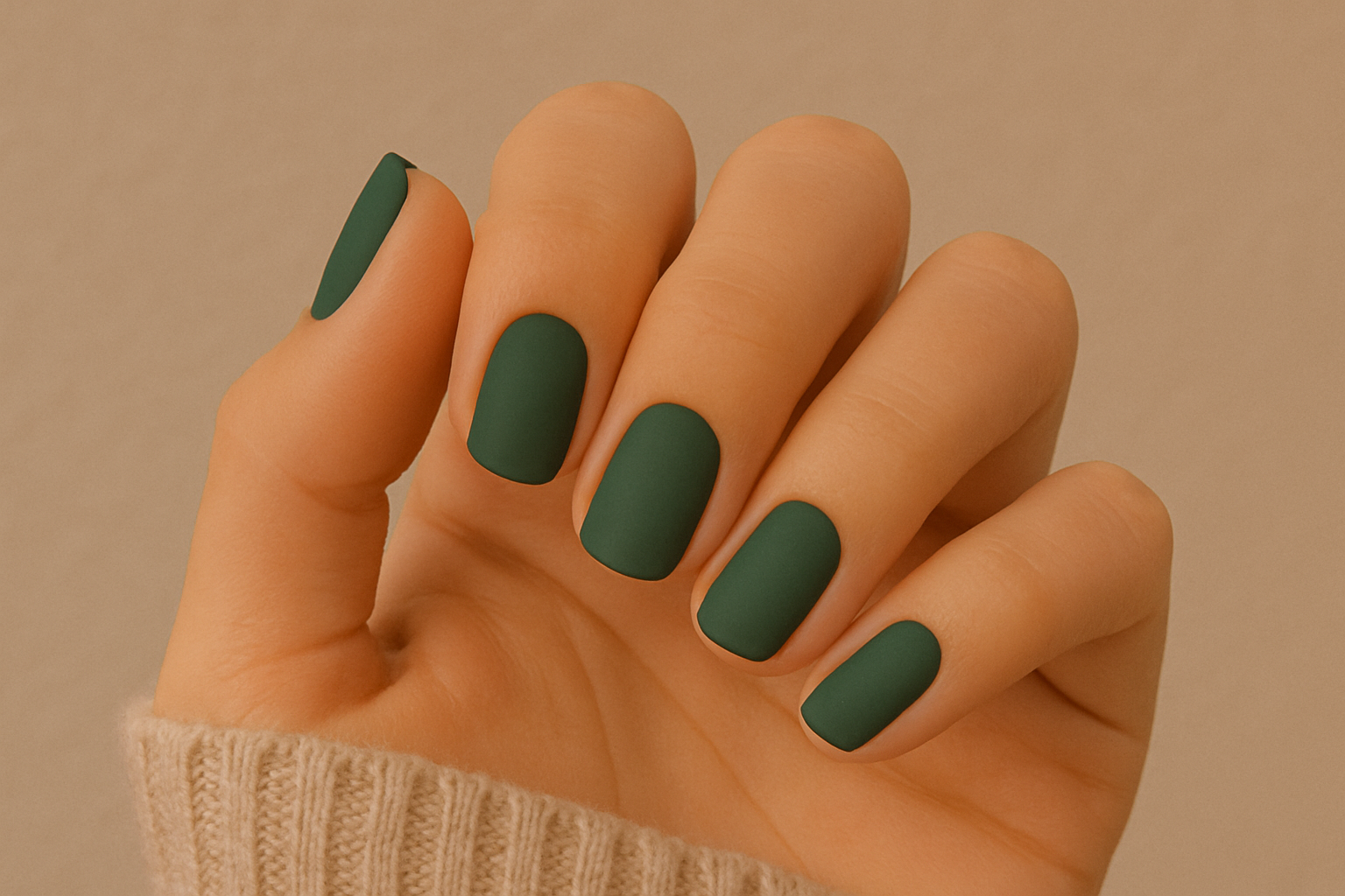 These 15 Rustic Chic Manis Mix Moss Green, Burgundy & Gold Glitter