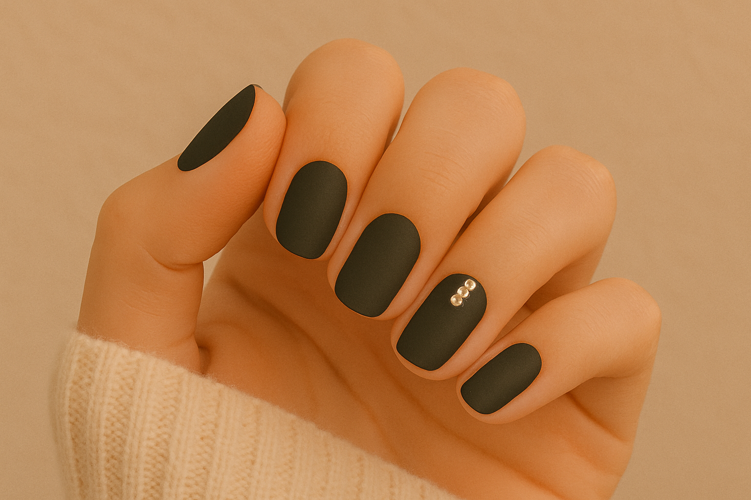 20 Black Bridal Nails That Give Major Goth-Chic Wedding Energy