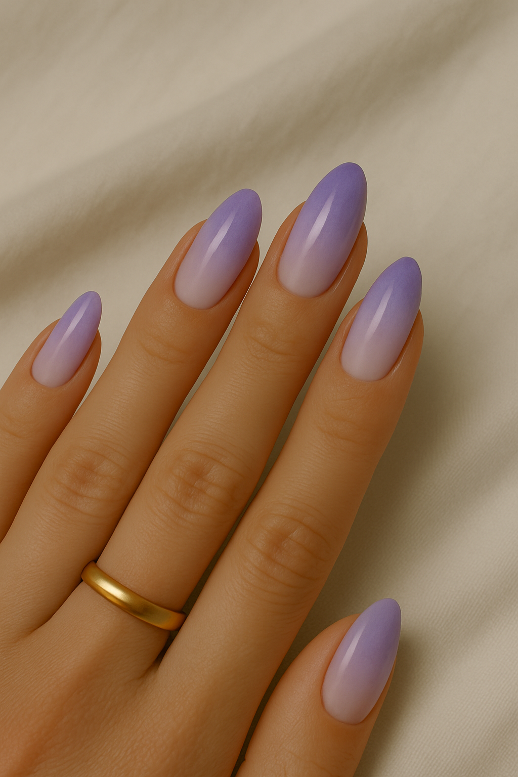 Brides Are Falling for Lavender Wedding Nails