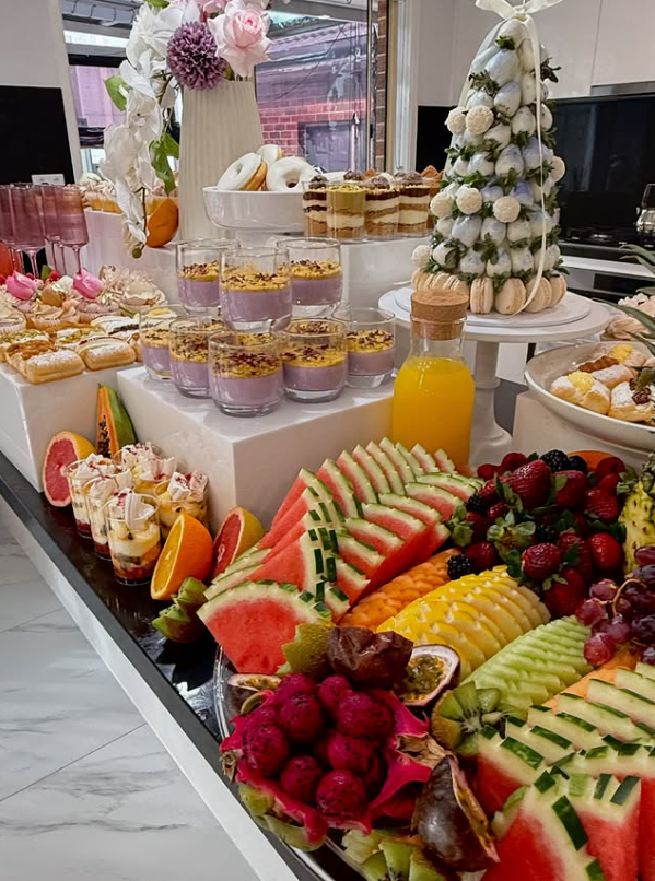 20 Chic Bridal Shower Food Table Display Inspirations